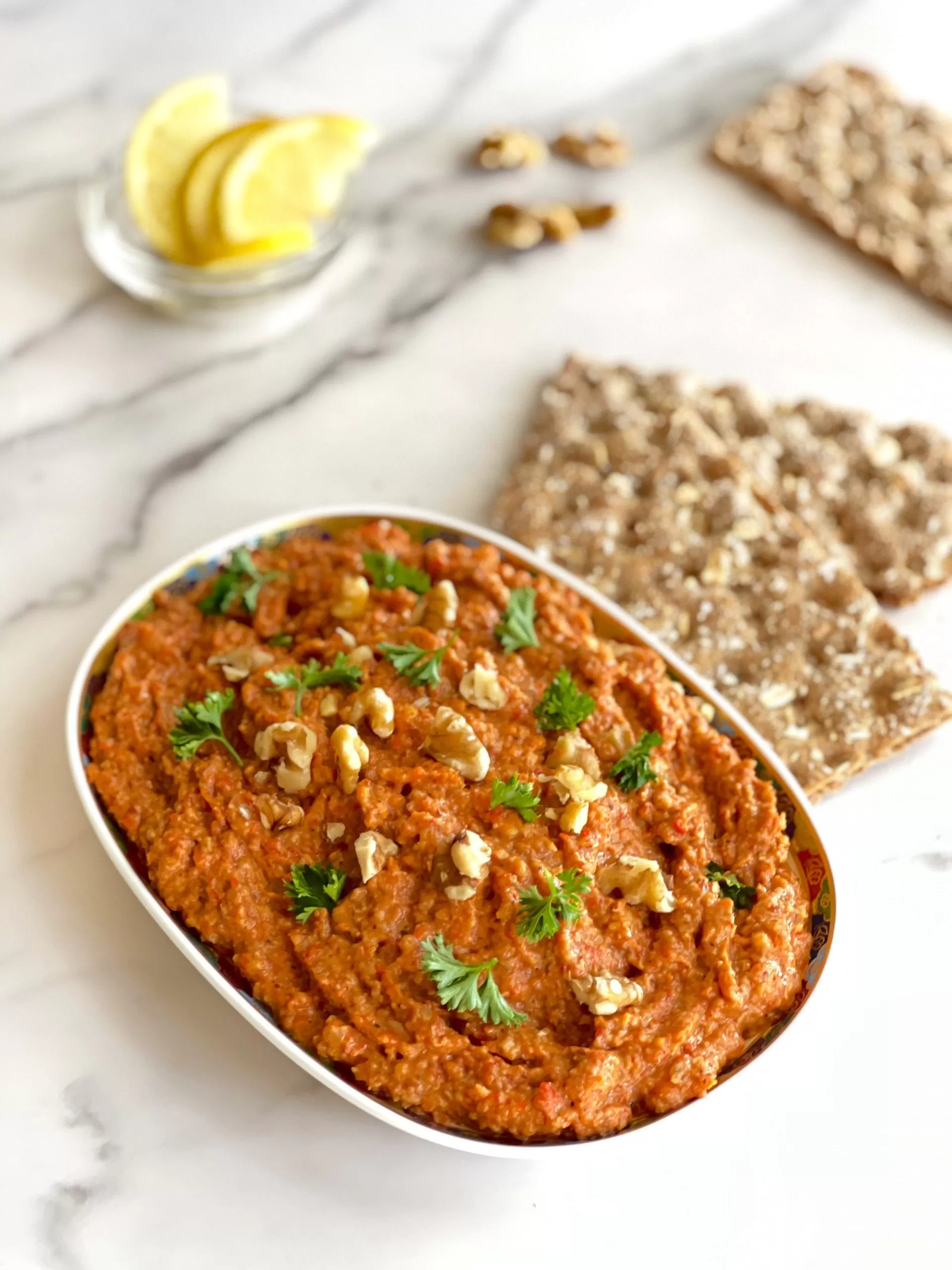 Muhammara (Roasted Red Pepper Dip)