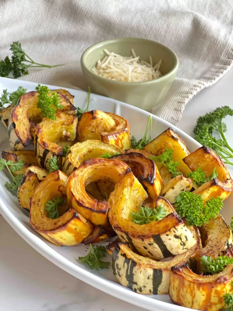 Oven Roasted Delicata Squash